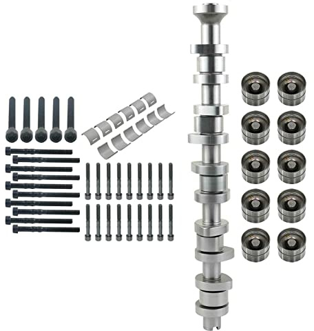 Flynsu Kit arbre à cames 070109101P compatible avec 2,5 TD1 T0uareg Mult1van Transp0rter AXD AXE BAC BLJ BLK 070103673B 070103673AGLB palier d'arbre à cames
