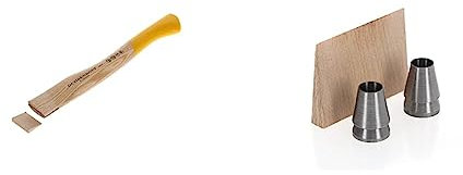 Ochsenkopf Ersatzstiel für Forstbeil & Befestigungssatz, Verkeilung für schwere Äxte, 3-tlg (2x Ringkeil, 1x Holzkeil), Forstwerkzeug, OX E-123-0200