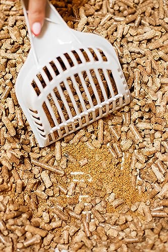 Wood Pellets Cat Litter - 30L Big Pack - Cat Litter for Kittens - Premium Biodgredeable Virgin Pine Wood Pellets for House Training - Superior Absorbent - Eco Friendly - Non Toxic%100 Natural
