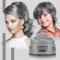 HaiolorPro Silver Gray Temporary Hair Colour Dye Wax Washable，Non Permanent Coloured Hair Spray for kids, Hair Makeup Paint Wax for Parties or Cosplay, Hair Coloring Products No Messy (Gray)