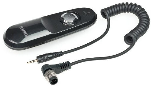 Kaiser Fototechnik 6189 MonoCR-N1 Kabel-Fernauslöser (100-polig) für Nikon D4/D300s/D700/D800 (ersetzt Nikon MC-30) schwarz