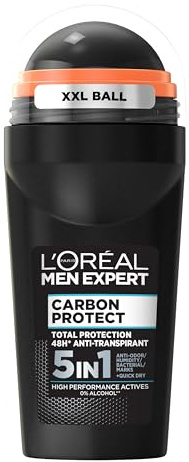 L'Oréal Paris Men Expert, roll-on-deodorant, Carbon Protect Intense Ice, 50 ml