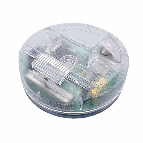 RELCO RL5640 RONDO LED Dimmer (Dimmer Schnur) 4-100 Watt stufenlos dimmen, dimmbare LED, Glühlampen | Ein-Aus, 220-230V, Dimmschalter/Schnur-Zwischendimmer, Transparent, Geräuschlos, Ø 94 x 37mm