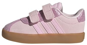 adidas Unisex - Bimbi 0-24 VL Court 3.0 Shoes Infants, Clear Pink/Clear Pink/Gum, 23 EU