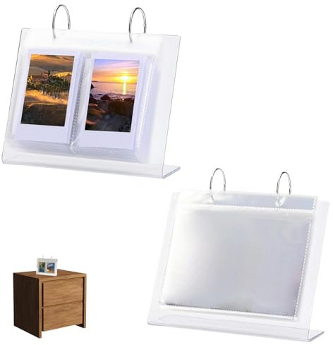 Acrylalbum Transparentes Vertikales Klappalbum, Kleines Familientisch-Klappalbum, Desktop Mini Fotoalbum Aus Acryl, Fensterdeko Frühlingserwachen – Einzigartige Dekoration