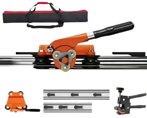 LoJax Tagliapiastrelle Manuale di Grande Formato, Progettato per Piastrelle di Spessore 3-12 mm, con Accessori e Custodia per Il Trasporto, taglierina per Pavimenti Laminati