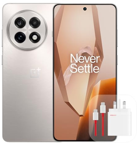 OnePlus 13R Smartphone 12 GB RAM + 256 GB ROM, Snapdragon 8 Gen 3, 6.78 120Hz Display, 50MP Dual Camera + OIS, 6000 mAh Battery, with 80W SUPERVOOC Charge, Astral Trail