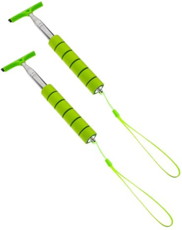 FOYTOKI 2pezzi Telescopica per Specchietti Retrovisori Auto Squeegee per e Specchi Pulitore Multifunzionale per Finestrini e Vetro