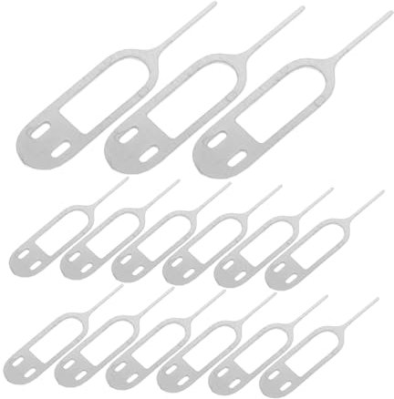 EXQUIMEUBLE 50pièces Outil Éjection De Carte Sim Aiguille pour Téléphone Portable Extracteur De Carte Sim Éjecteur De Plateau De