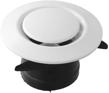 Gdfnmogo Ceili - Diffusore di alimentazione dell'aria per interni, variabile, montabile, per sistema di ventilazione opzioni, con riduzione multipla del rumore, scala addominale (150 mm)