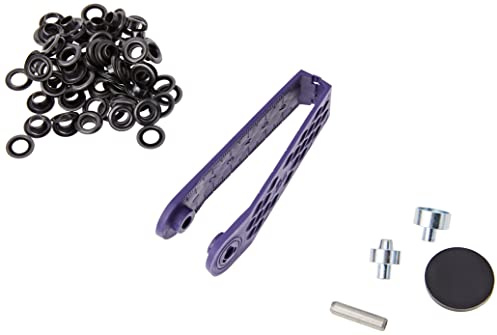 PRYM 542371 Ösen und Scheiben Messing 5,0 mm brüniert