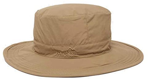 Peter Storm Unisex Waterproof & UPF 50+ River Ranger II Hat, Sun Hat for Men and Women, Travel Hat, Jungle Hat, Holiday Essentials, Summer Accessories, Brown, S/M