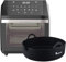 MasterPRO Roket 1100 - Fryer à air sans huile et four - Capacité de 11L - Power 1800W - Écran LED Touch - Température réglable + plateau de four à four à silicone