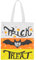 Lang Horn Halloween Tragetasche, 39 x 36 cm, Leinwand, wiederverwendbar, 1 Stück, Tricktreat, 14x15.5