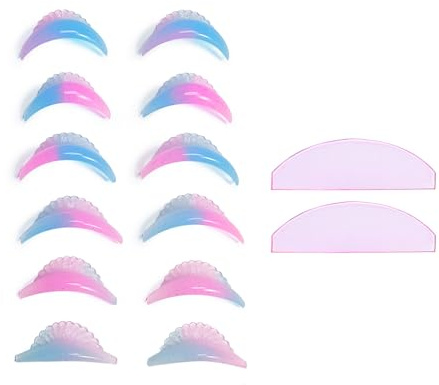 Libeauty Almohadillas para lifting de pestañas: almohadillas de silicona para alisar pestañas, almohadilla de permanente, súper adhesiva, reutilizable, para suavizar y fijar las pestañas, también se