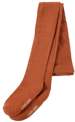 GeenYuu Kids Tights Cognac for Girls and Boys Size 92 75% Cotton Elastic Waistband Reinforced Heel and Toe Breathable and Durable for Crawling, Nursery and Sports