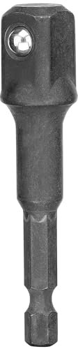 DEWALT Impact Socket Adapter, Hex Shank, 1/4-Inch to 1/2-Inch (DW2547IR)