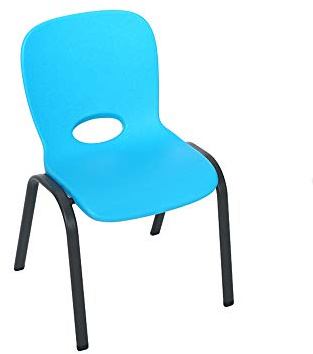LIFETIME 80472 Kids Stacking Chair (4 Pack), Glacier Blue