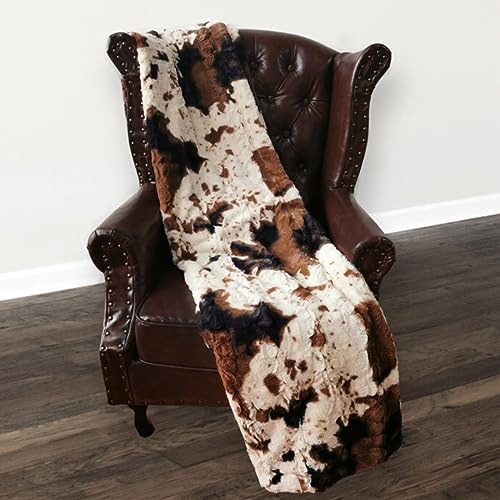 Two Lumps of Sugar Pony 60 x 72 Minky Blanket - Super Soft, Cozy, and Warm, Large 60 x 72 Plush Luxury Faux Fur Throw for Couch, Sofa, Bed, Travel; Breathable, Fluffy Throw Blanket