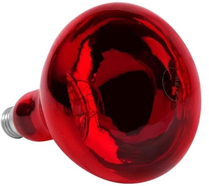 YUNCHI Lampada a infrarossi E26/E27, 275W, 230V, luce rossa calda, per animali domestici, 1 pezzo