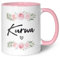 GRAVURZEILE Tasse Mit Spruch - Kurwa - Lustiges Geschenk für Freunde - Für Frauen & Männer - Für Sie & Ihn - Kaffeetasse Kaffeebecher Teetasse - Rosa