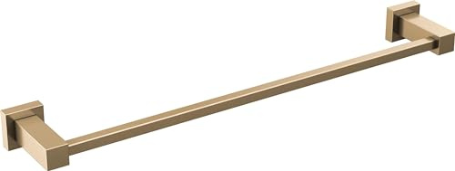 Delta Rubinetto Velum 18 Pollici Singolo Portasciugamani Portasciugamani, Oro Bagno Portasciugamani Portasciugamani, Appendiabiti, Champagne Bronze IAO20818-CZ