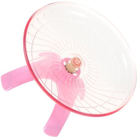 Angoily 1pc Untertasse Hamster Rad Nicht-Run Disc Übung Rad Für Haustiere Haustier Ratten Fliegende Untertasse