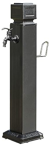 Outdoor Taps Freestanding Garden Water Column with Hose Rack Retro Outdoor Faucet Post for Courtyard Fountain Anti Freezing Watering Irrigation Pillar