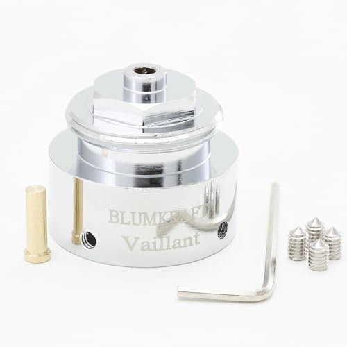 BLUMKRAFT Adapter für Heizkörper, kompatibel mit Vaillant, 30 mm auf M30 x 1,5, für Thermostat/Thermostatkopf M30 x 1,5 männlich