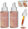 2 Pezzi Gocce Autoabbronzanti Viso, Zeria Sunless Tanning Drops, Gocce Abbronzanti Sunless per Stimola Produzione Naturale di Melanina, Miglioramento Duraturo Tono Della Pelle