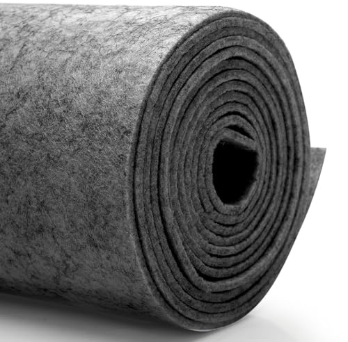 Gör-det-själv filt tyg 30 cm x 250 cm – 3 mm tjock hantverksfilt i enskilda färger – för bilmattor, julmarknader och jätteprojekt