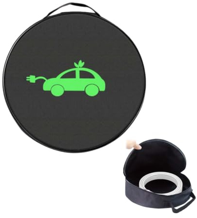 Sacnoirpourcâbles, Sacàcâbles Portable, Sac de Transport pour câbles électriques, SacspourcâblesEV, Sac pour câble de Chargement, Sac de Coffre de Voiture adapté à Toutes Les rallonges