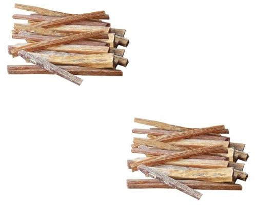 UKCOCO 2 Piezas Natural de Madera Camping Herramientas de Encendido Prácticas y Portátiles Fuegos al Aire Compatible con Estufas y Parrillas