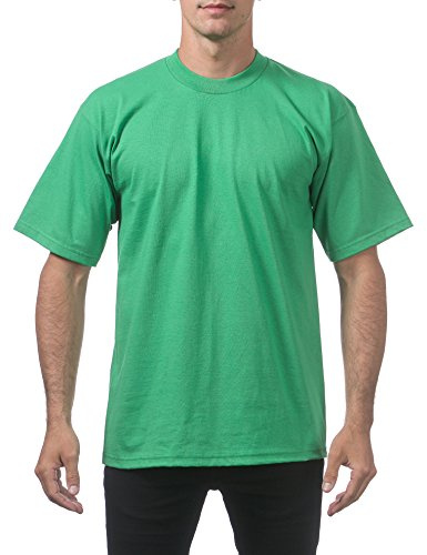 Pro Club Men's Heavyweight Cotton T-Shirt - Green -