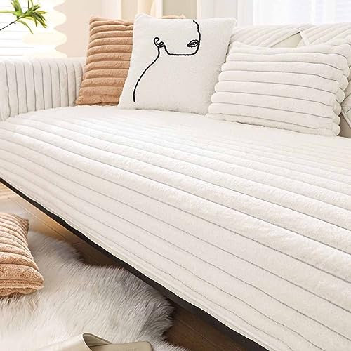 YWQJL Samt Sofabezug Sofaschoner rutschfest 1 2 3 4 Sitzer,l Form Sofaüberwurf,Sofa Überzug Ecksofa Pets Dog Couch Überzug Couch Überzug Sofa Überwurf (#10, 70x70cm)