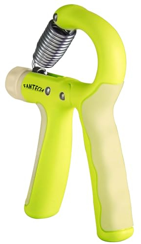 Fantecia Handgreppsförstärkare för barn och ungdomar, justerbart motstånd handgripare 5-20 kg, handgrepp för styrketräning, stressavlastningsgrepp (grön-1-pack)