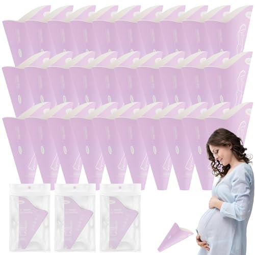 AIBAOBAO 30pcs Coni per Pipi Donna Usa e Getta da Viaggio, Imbuto per Pipi Donna Monouso, Orinatoio Portatile per Donne,Urinatoio Femminile per Viaggio Campeggio Escursioni e Attività All'Aperto