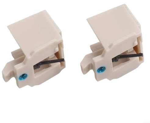 Getdoublerich ATN3600L Plattenspieler-Nadel-Ersatz, Plattenspieler-Nadel, Vinyl-Ersatznadel für Audio-Technica AT-LP60, 2 Stück