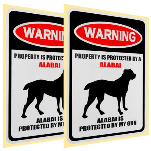 Mipcase 2 piezas Adhesivas de Advertencia para Privada Cartel Divertido de No Pasar Protección Duradera para Interior y Exterior para Almacenes y Garajes