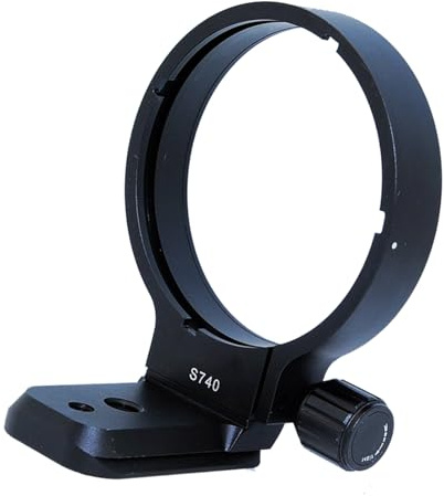 Collier d'objectif pour trépied d'appareil photo avec trous de 6,35 mm pour S740 70-400 mm en métal robuste pour une fixation de caméra durable