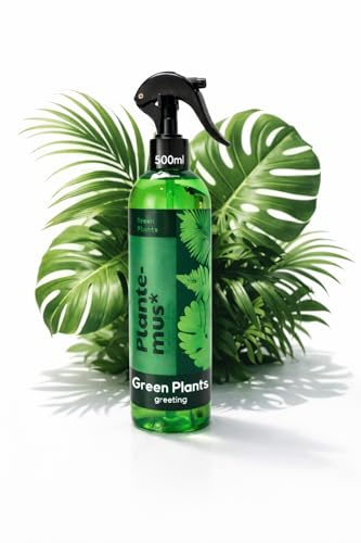 Plantemus Rinverdente per Piante con Biostimolante per Foglie Più Verdi - Concime Fogliare con Azoto, Magnesio, Zolfo e Ferro - Spray 500 ml