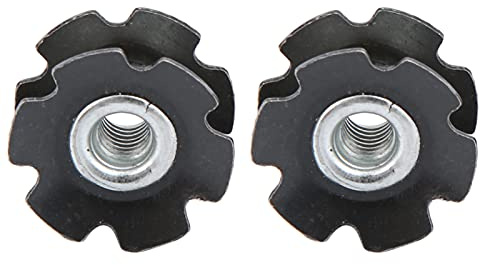 23.6mm Aluminum Alloy Headset Nut Front Fork Headset Star Nut Cycling Accessory for Mountain Road and Spare Parts