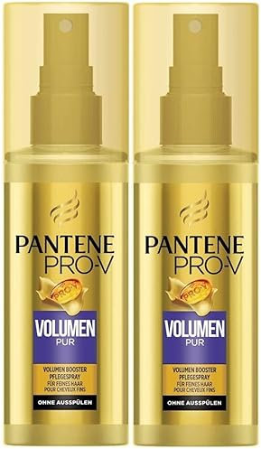 Pantene Pro-V Volume Pur Volume Booster Leave-On Spray pour cheveux fins, sans rinçage, lot de 2 (2 x 150 ml)