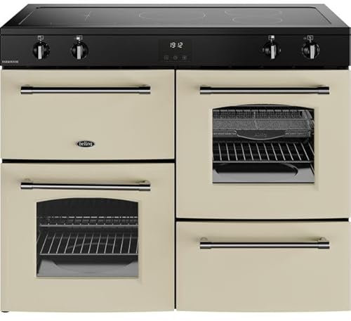 Belling Farmhouse 110Ei 110cm Electric Range Cooker with Induction Hob - Cream - A/A Rated