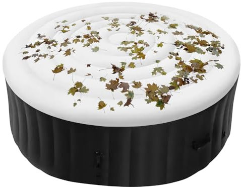 Cubierta Inflable para bañera de hidromasaje Red Onda,Cubierta de Bañera de Hidromasaje Aislada, Cubierta de SPA de Ahorro de Energía para La Mayoría de Bañeras Hinchables,el Centro de SPA, albergue