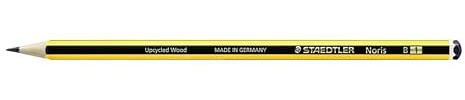 Staedtler Noris - Matita in Grafite B, Nero, Giallo, 1 pezzo
