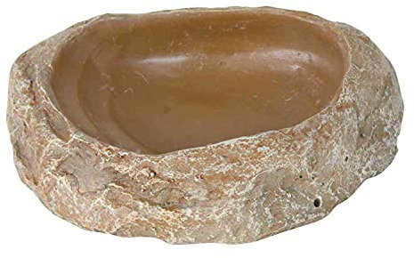Trixie 76181 Wasser- und Futterschale für Reptilien, 11 × 2,5 × 7 cm