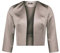 Vera Mont Damen Bolero-Jacke mit Kellerfalten Grau,40