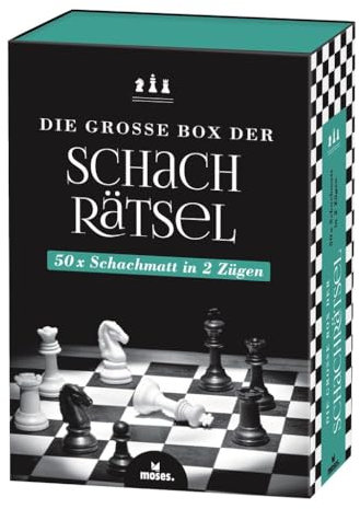 moses. Die Grosse Box der Schachrätsel - 50 x Schachmatt in Zwei Zügen, White