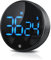 Arendo - Küchentimer Eieruhr digital magnetisch – großes LED Display – Kurzzeitimer – Countdown und Countup – Küchenuhr mit Restzeitanzeige – Alarmton einstellbar 70/85 db(A) - schwarz